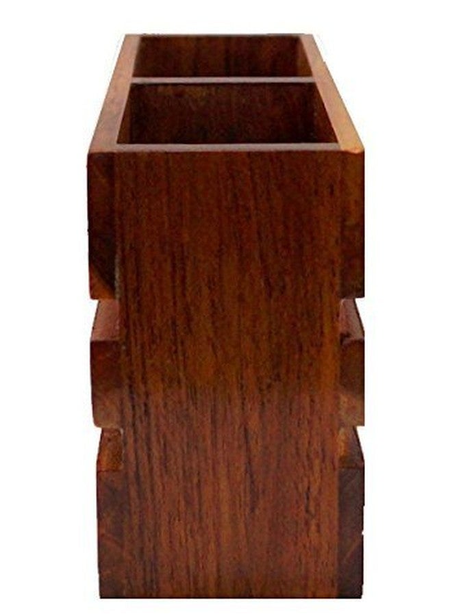 Craftland Wooden Cutlery Holder/Pen Holder for Kitchen Dining Table Multipurpose Stand - Image 4
